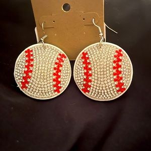 Baseball Earrings